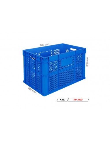 Plastic Perforated Crate Hp3602